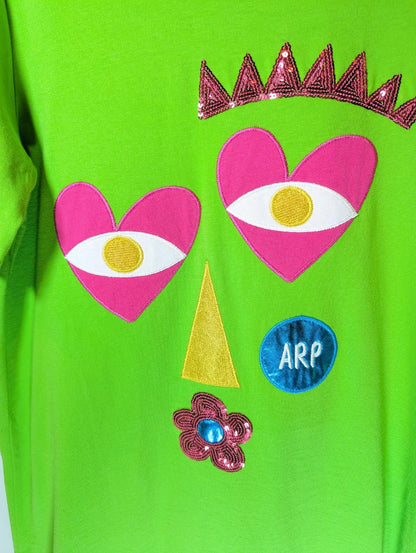 🎨 Agatha Ruiz de la Prada Appliqué Dress – Age 12 🎨