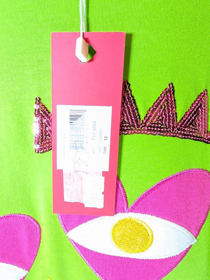 🎨 Agatha Ruiz de la Prada Appliqué Dress – Age 12 🎨