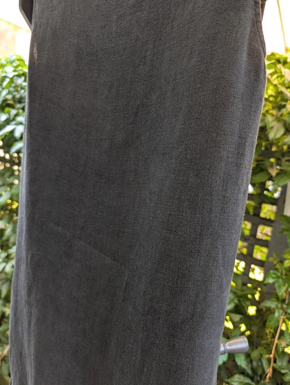 Vintage Marilyn Anselm for Hobbs Tabard Dress Black UK8