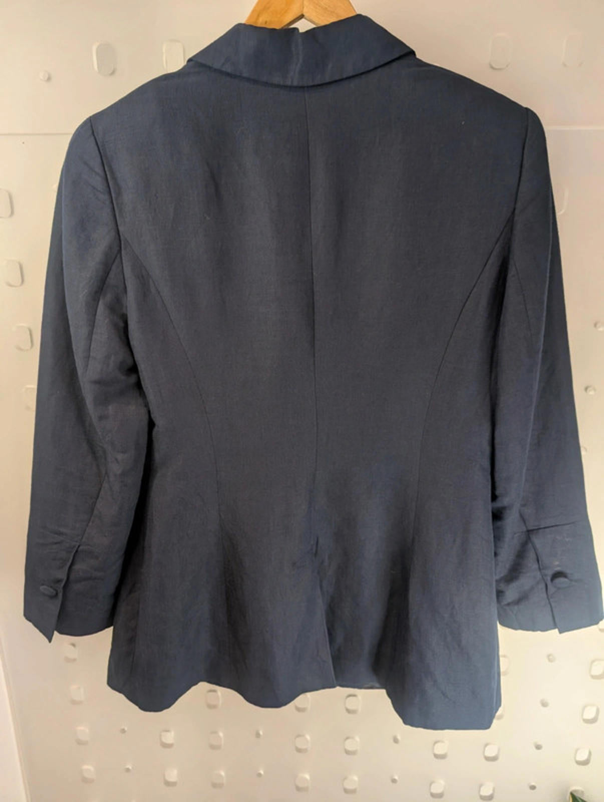 Vintage C’est Commeça tailored blazer in navy – UK 12