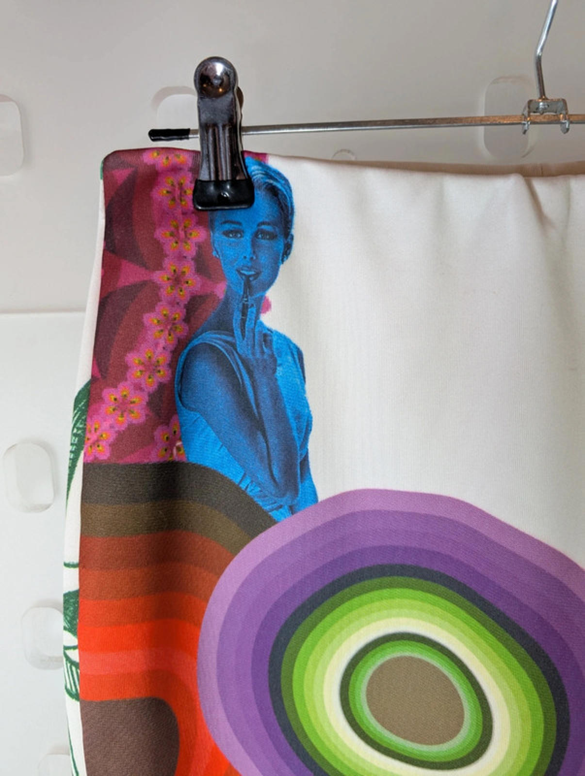 Desigual Stretch Graphic Pencil Skirt Size S