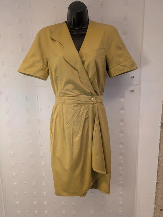 Escada Vintage Faux Wrap Dress – EU36