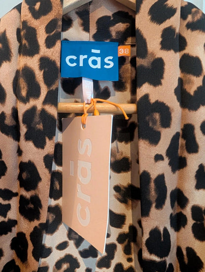 Cras Copenhagen ‘Larocras’ Leopard Print Wrap Dress