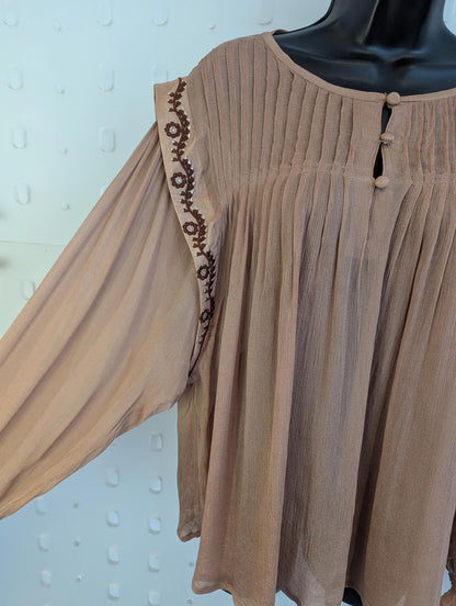 Louizon Paris Sheer Blouse Size T3 (L) BNWT