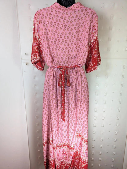 Lolly's Laundry Sumia Pink Dress Size L