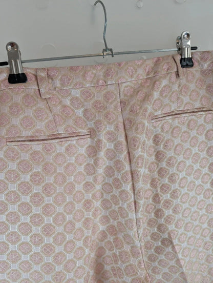 Topshop blush pink Y2K capri trousers UK14