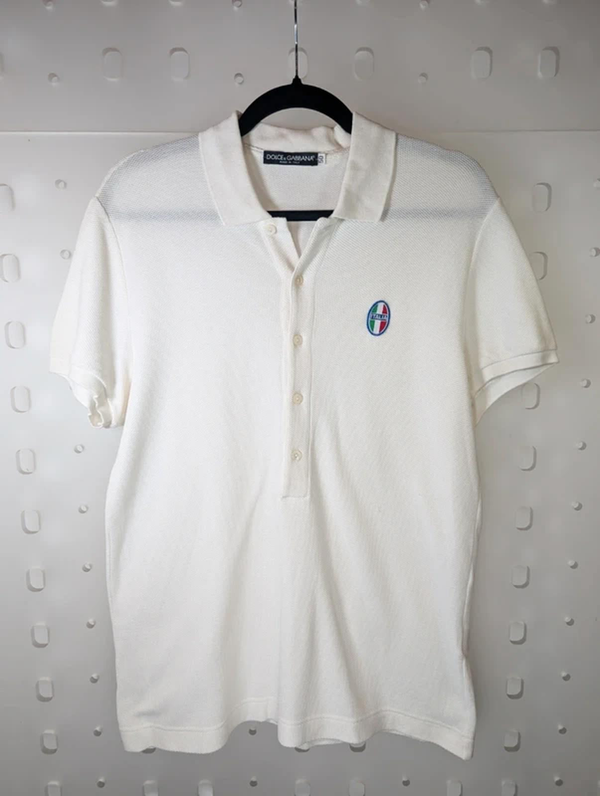 Dolce & Gabbana vintage lightweight polo shirt – size 50