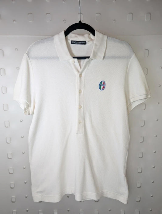 Dolce & Gabbana vintage lightweight polo shirt – size 50