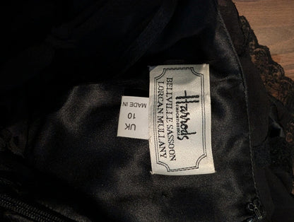 Archival Harrods Silk Dress | Belville Sassoon | 100% Silk | UK 8