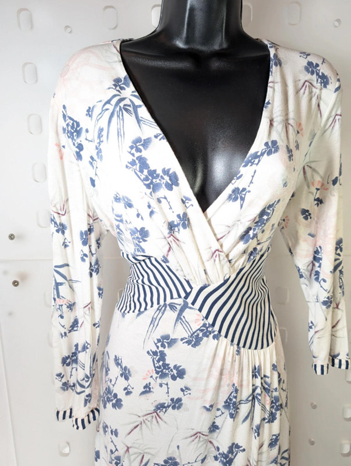 Kenzo bamboo print stretch viscose dress – size L (priced for condition)