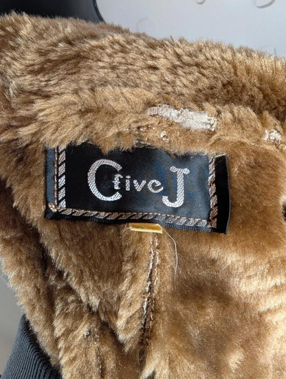 C Five J vintage Y2K faux suede gilet Medium