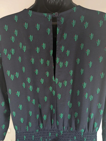 Dancing Leopard cactus print jumpsuit UK12