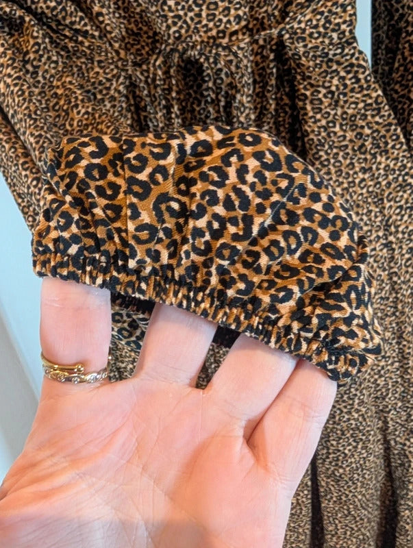 Nobody's Child Leopard Print Maxi Dress NWT UK14
