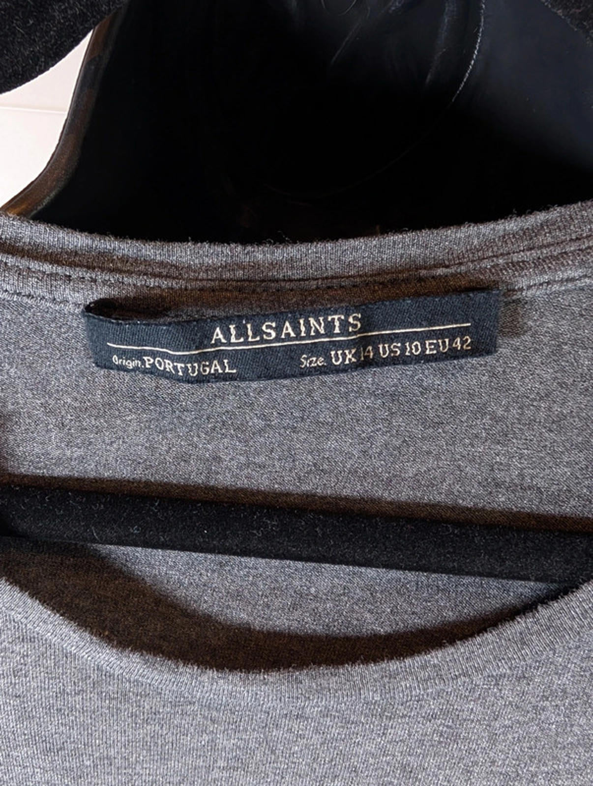 AllSaints Marilla gathered shift dress | UK 14