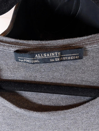 AllSaints Marilla gathered shift dress | UK 14