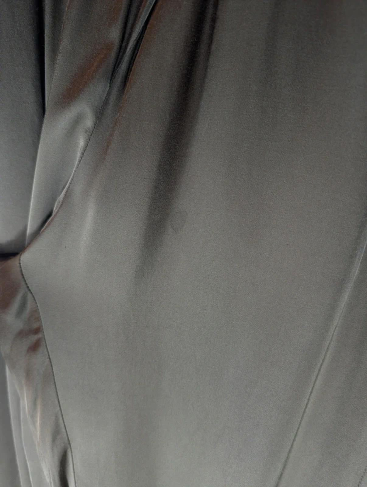 Nu Denmark Khaki Satin Cargo Joggers UK S