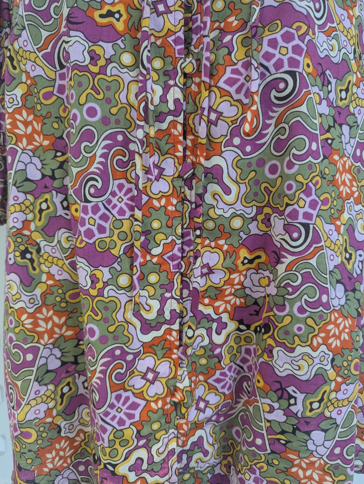 Suncoo Laury Floral Print Blouse with Ruffle Collar size M