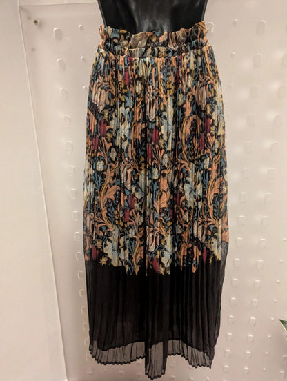 Next x Morris & Co. Pleated Midi Skirt – UK 8 / EUR 36