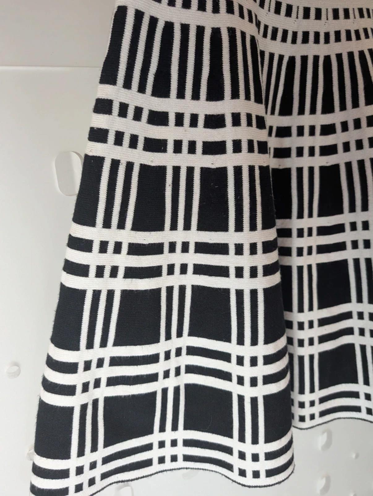 Yoyo S Check Flared Mini Skirt XS