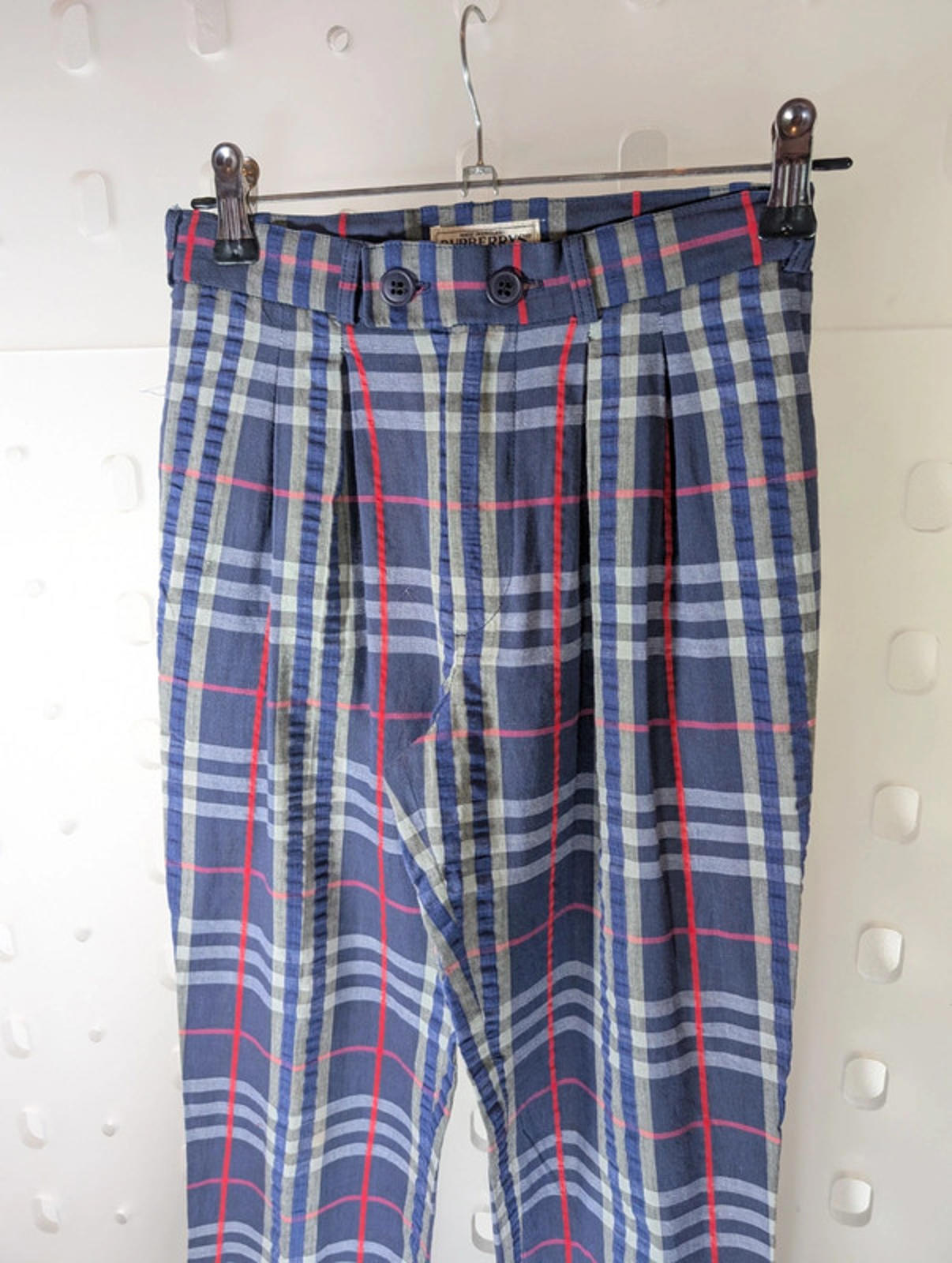 Vintage Burberrys kids check trousers – made in England – age 8/9