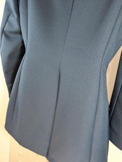 Vintage Caldene Equestrian Riding Jacket Navy Made in England Tailored UK 8/10
