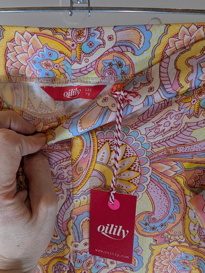 🌼 Oilily Paisley Two-Piece Set – Age 7 🌼