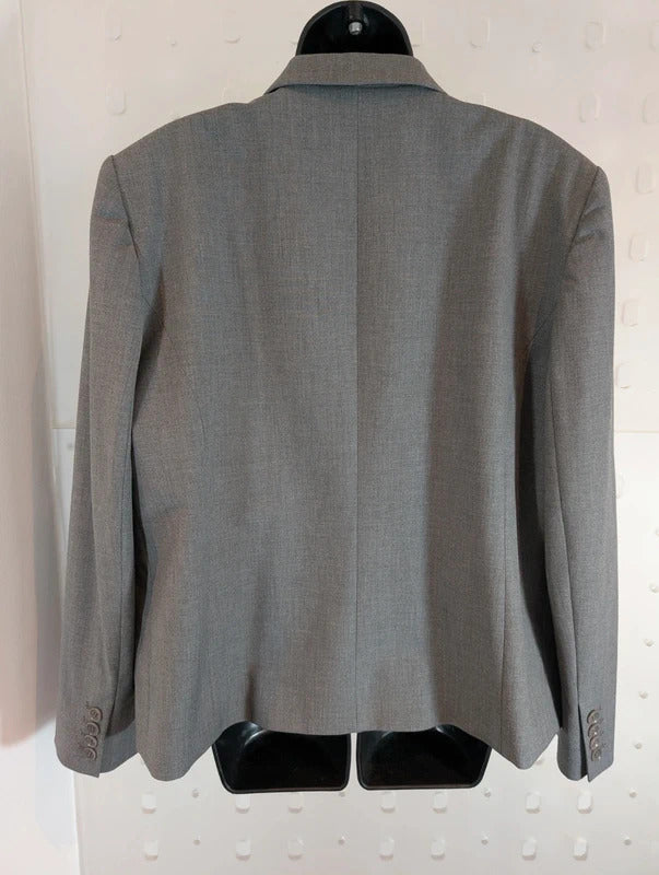 Jaeger Grey Tailored Boxy Jacket UK18