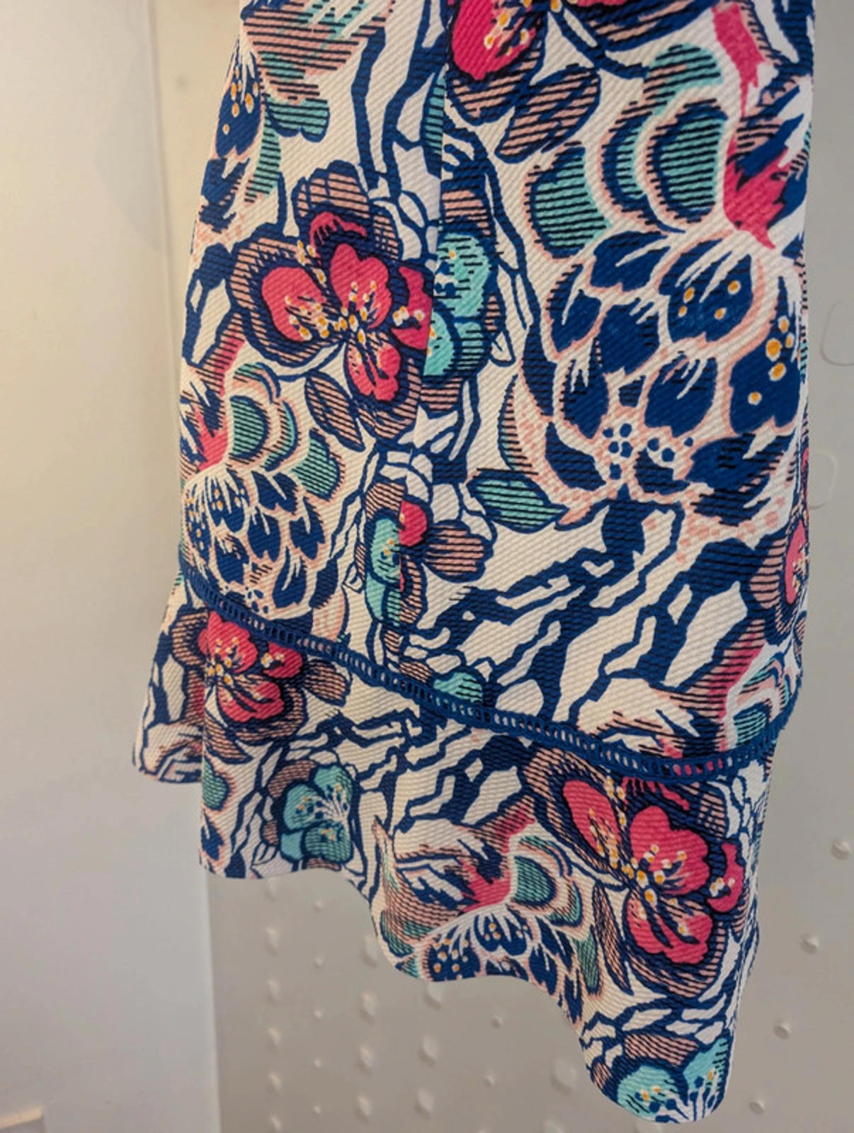 Juicy Couture XS UK6 Floral Textured Fit & Flare Dress