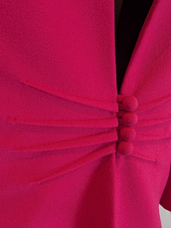 Eleganzé Fuchsia Pink Tailored Jacket UK12