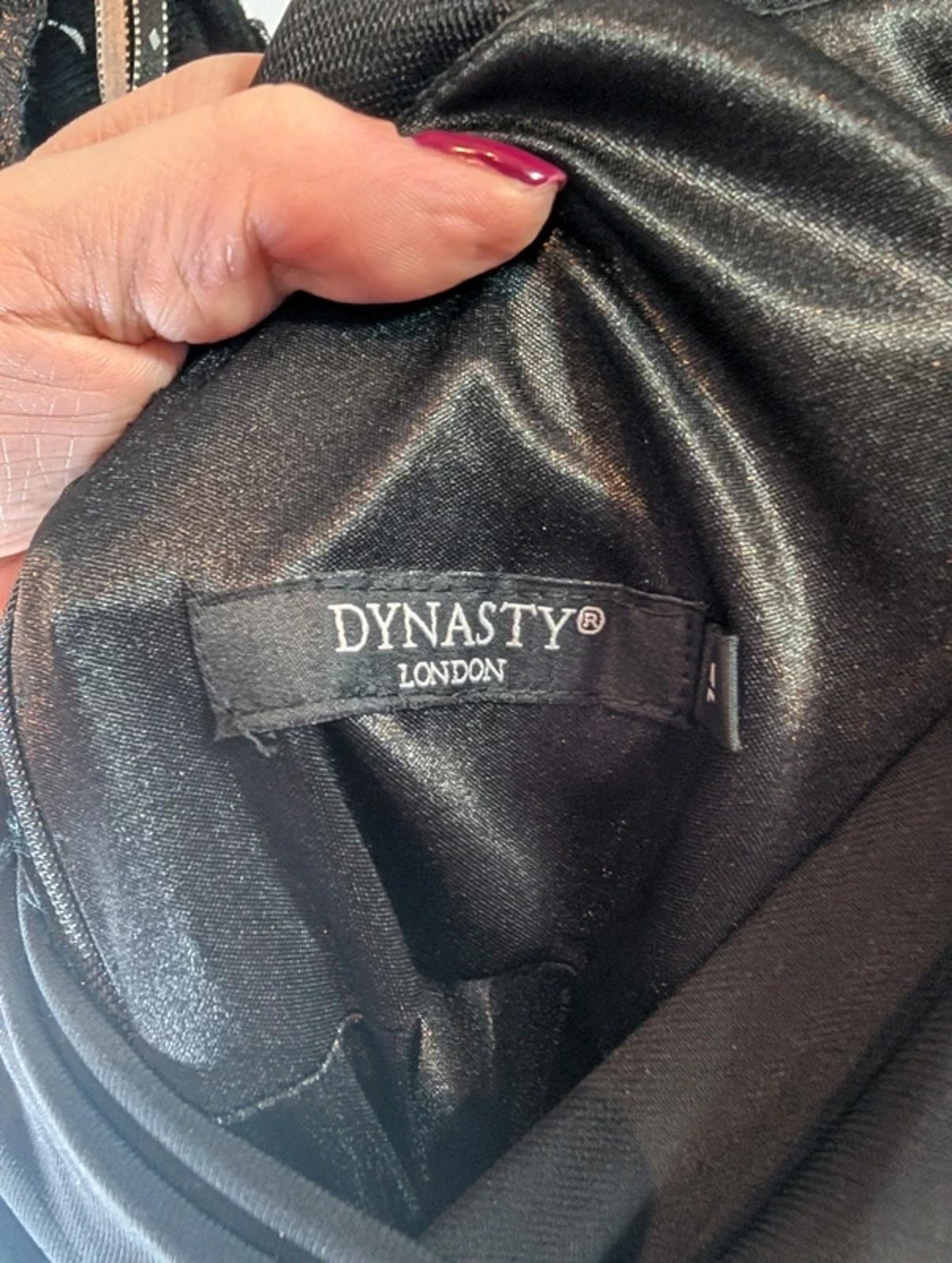 Dynasty London BNWT Black Tie Embellished Gown UK12 (RRP £315)