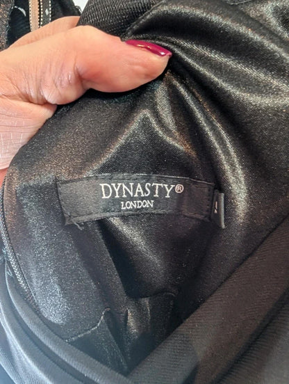 Dynasty London BNWT Black Tie Embellished Gown UK12 (RRP £315)