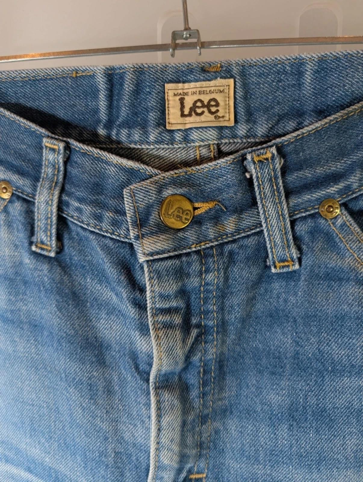 Lee vintage cropped raw hem jeans UK 10–12