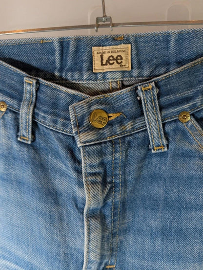 Lee vintage cropped raw hem jeans UK 10–12