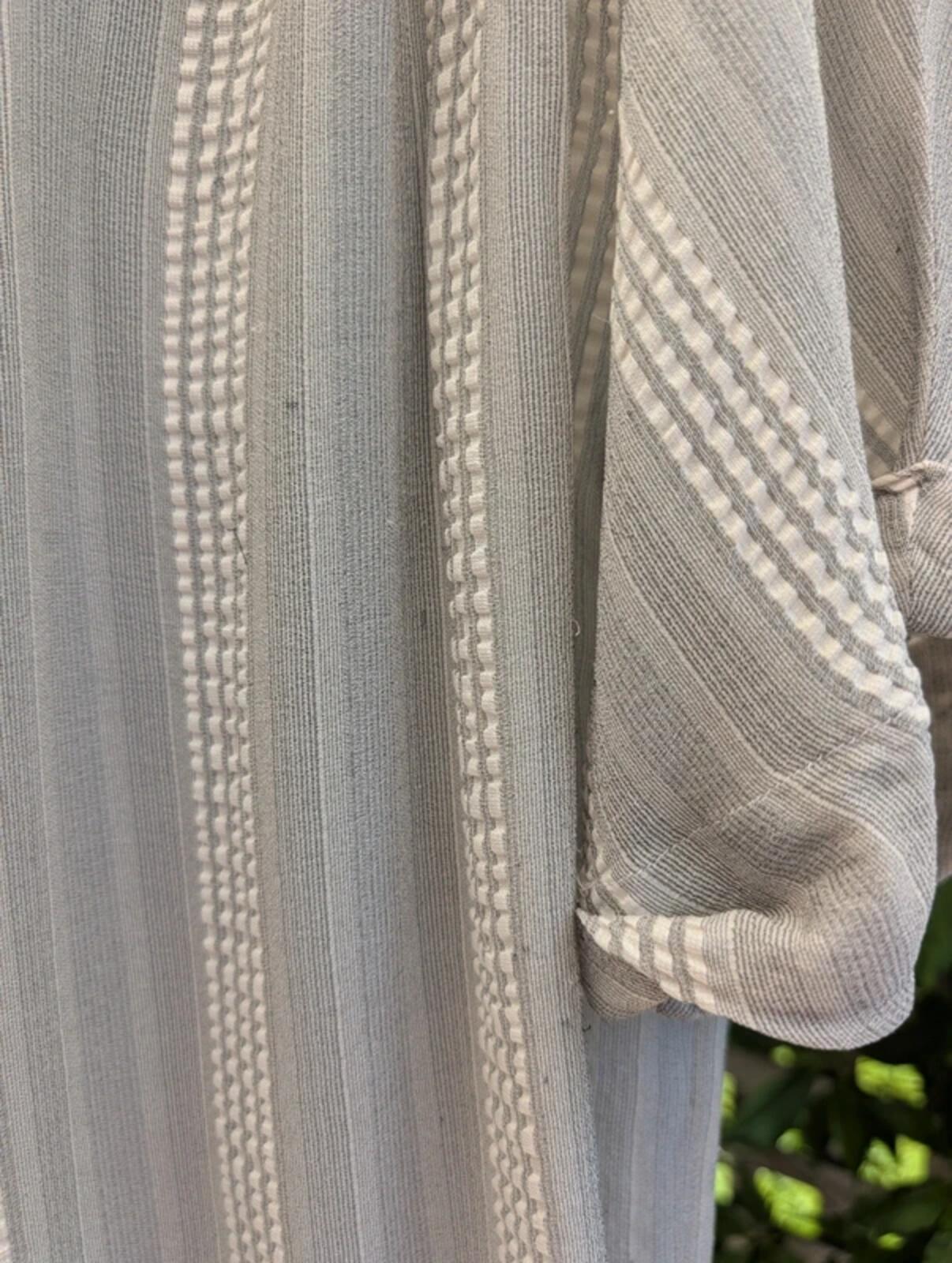 Max Mara Silk Safari Blouse Made In Italy UK14
