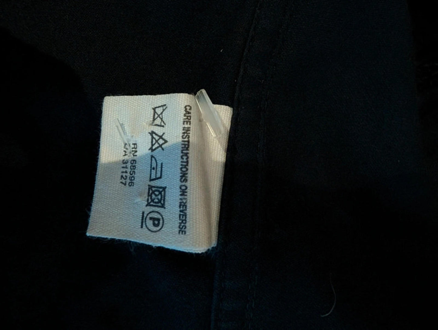 DKNY Tailored Jacket with Contrast Piping Size 2 (UK 10) Charcoal