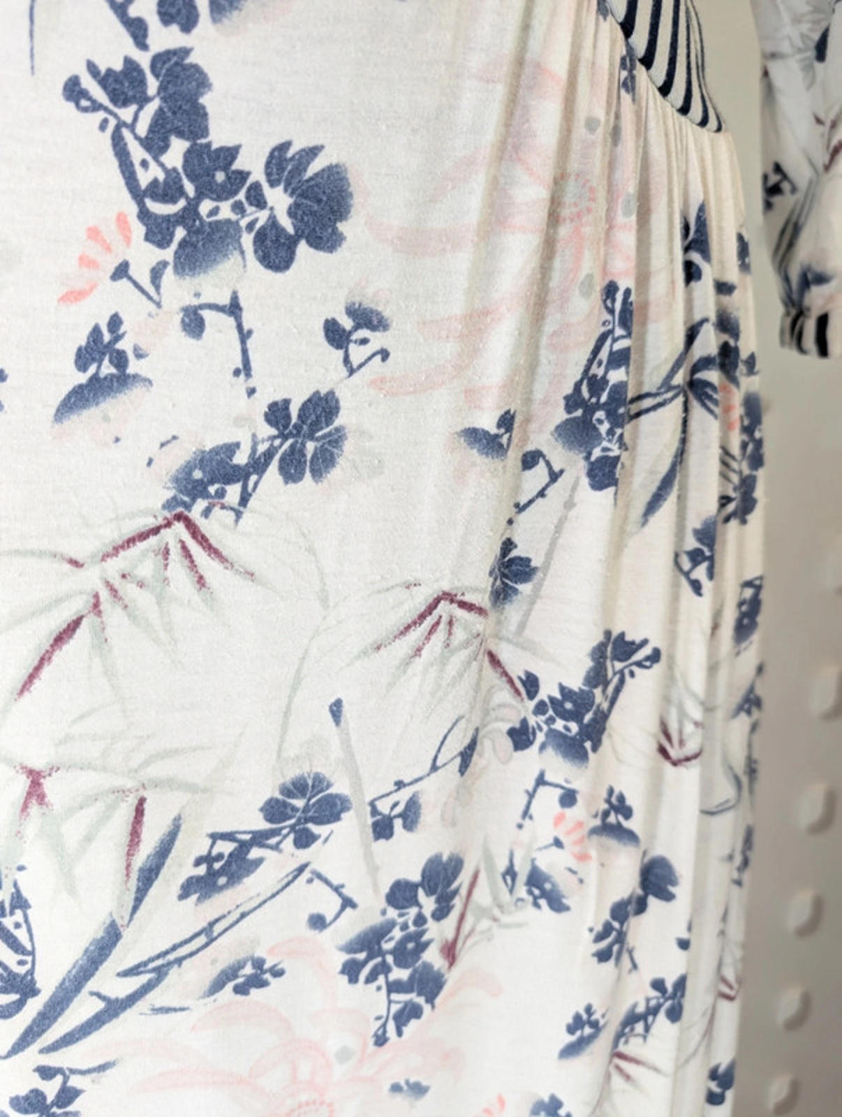 Kenzo bamboo print stretch viscose dress – size L (priced for condition)