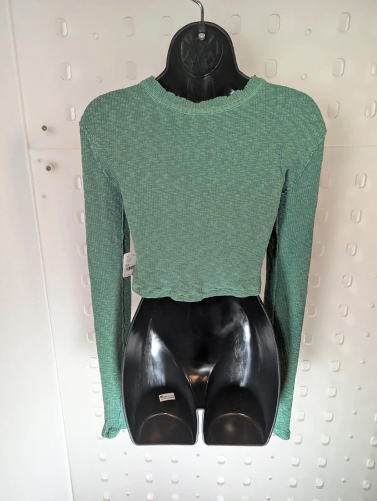 Free People Lace Up Cropped Jumper XS NWT