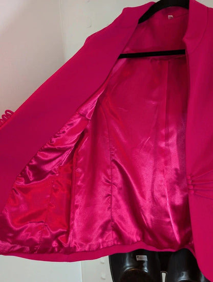 Eleganzé Fuchsia Pink Tailored Jacket UK12