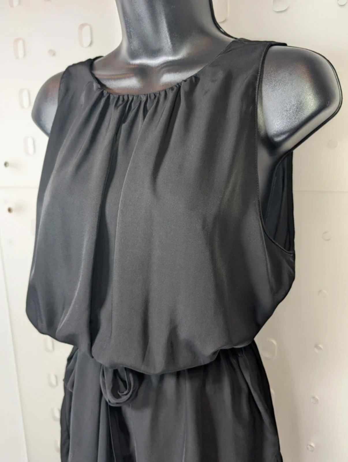 Zara Black Tie Front Playsuit (XS/S)