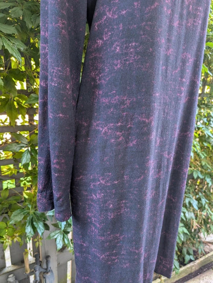 COS Printed Shift Dress Plum Purple EU38