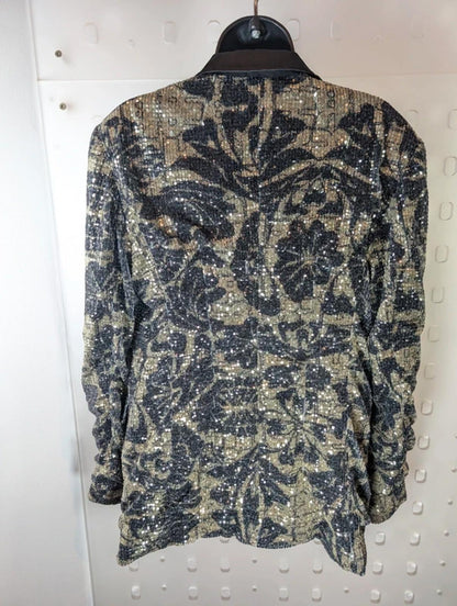 Rotate Birger Christensen “Augustina” Sequin Lace Blazer – UK12