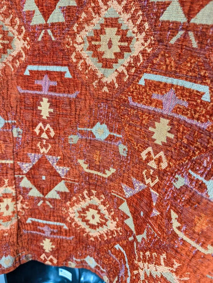 Sahara Lagenlook Jacket Large - Made in Denmark - Abstract Boho Arty