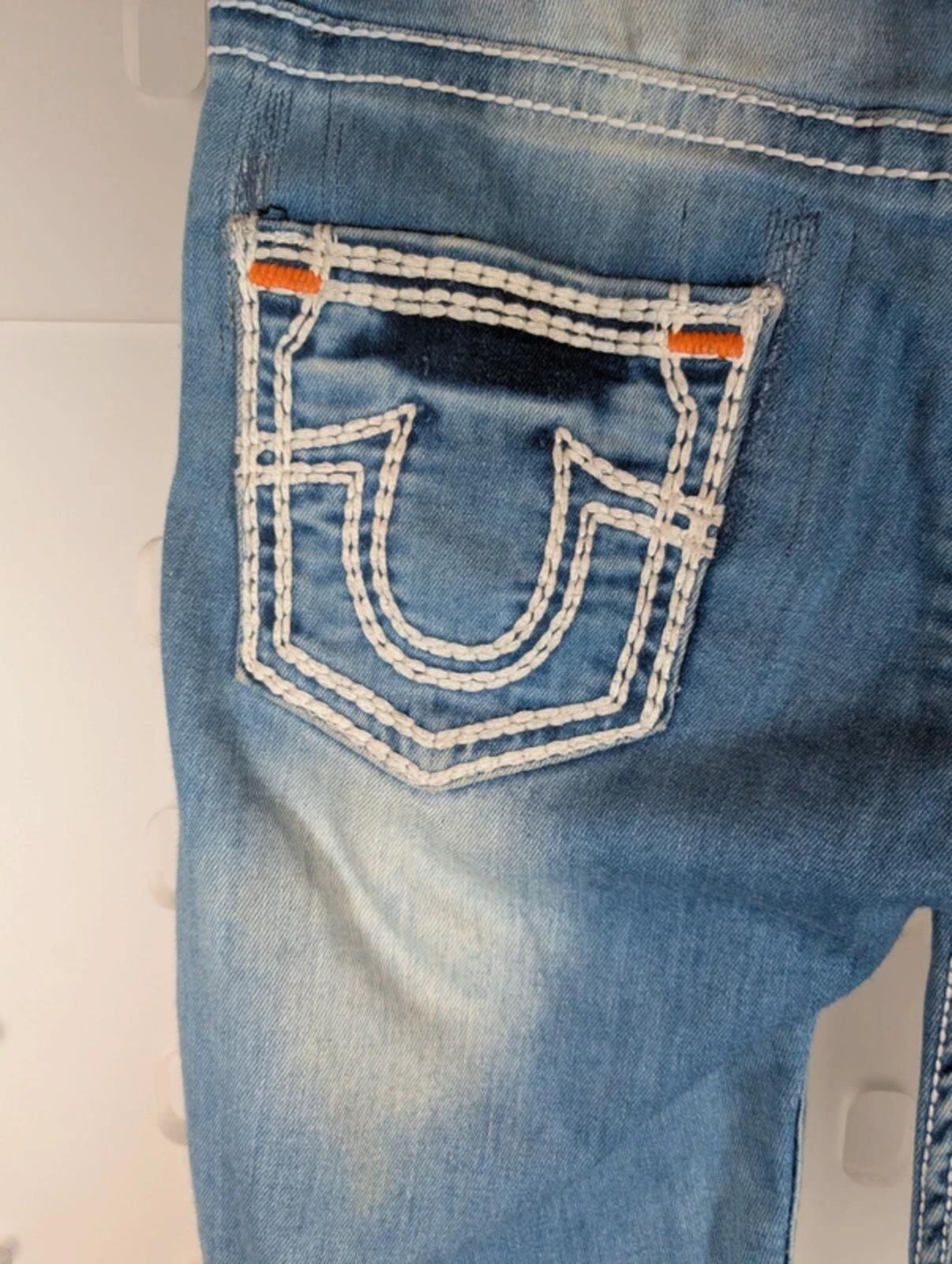 True Religion Denim Shorts Vintage Wash Waist 29