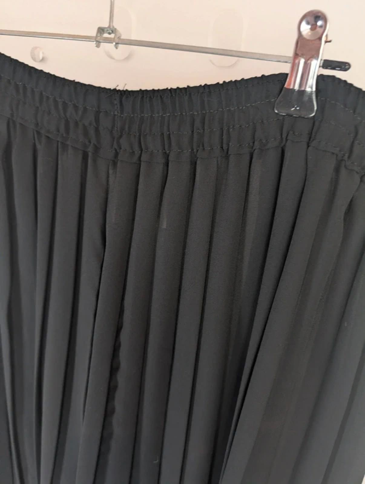 Vintage Pleated Sheer Culottes Eesheta Girl UK Made