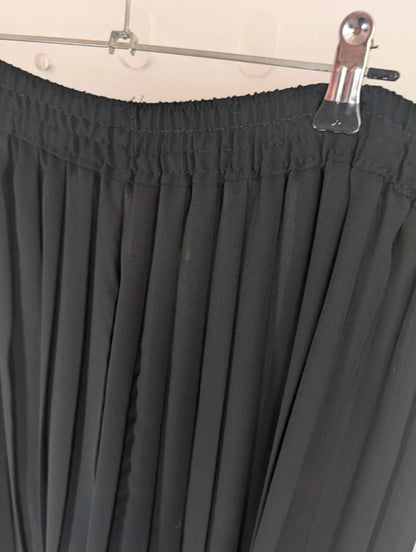 Vintage Pleated Sheer Culottes Eesheta Girl UK Made