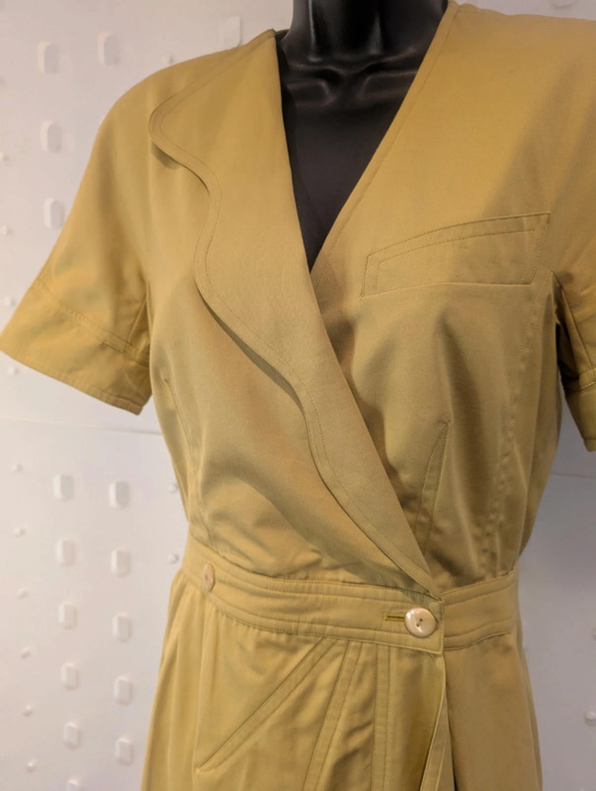 Escada Vintage Faux Wrap Dress – EU36