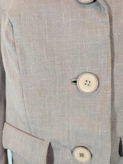 True Vintage 1960s Bickler 100% Wool Skirt Suit Made in England