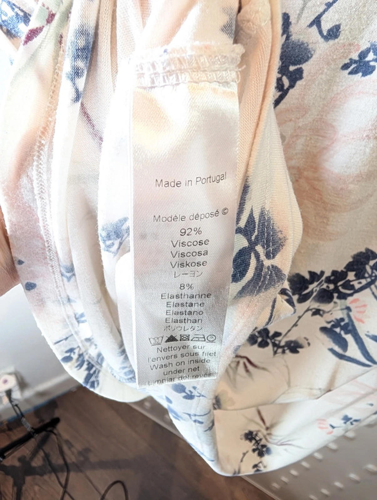 Kenzo bamboo print stretch viscose dress – size L (priced for condition)