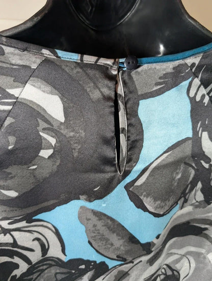 Pendleton 100% Silk Rose Print Blouse UK6