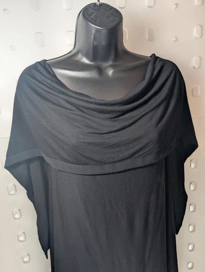 Lillian J Morton “Northern Threads” Draped Jersey Top – One Size